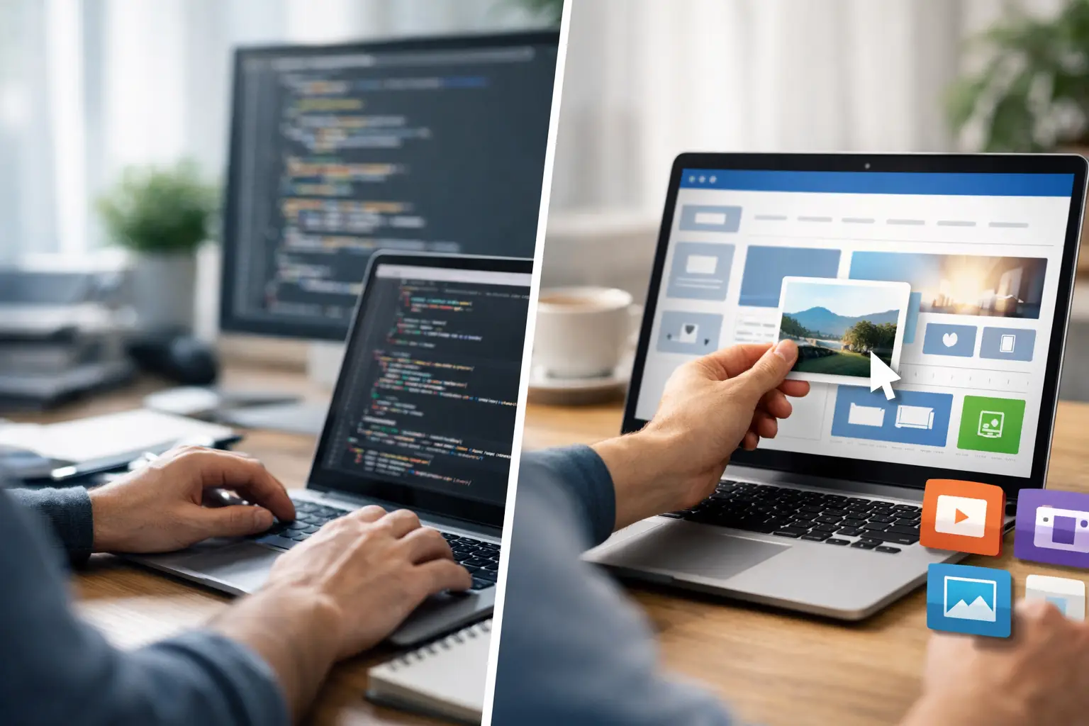 Custom Website vs Page Builder for More Leads