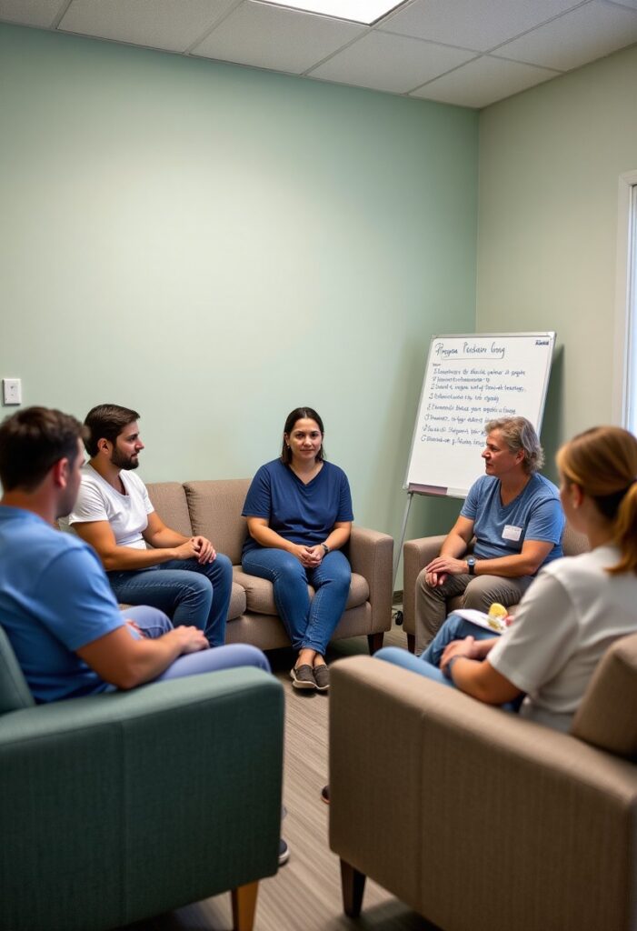 Professional addiction treatment website design showing responsive layouts across devices